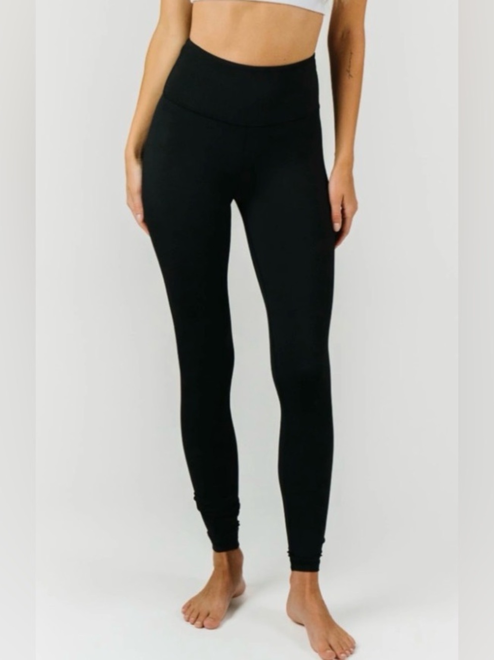 Zyia High-Waist Black Leggings size 6-8